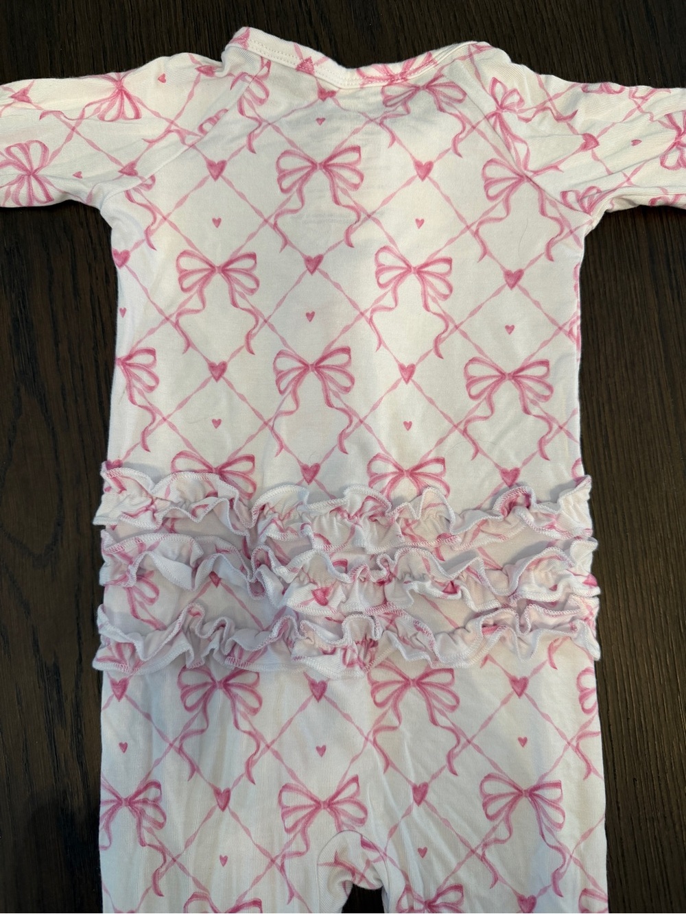 Bums and Roses Convertible Ruffle Romper - Picture 3 of 5
